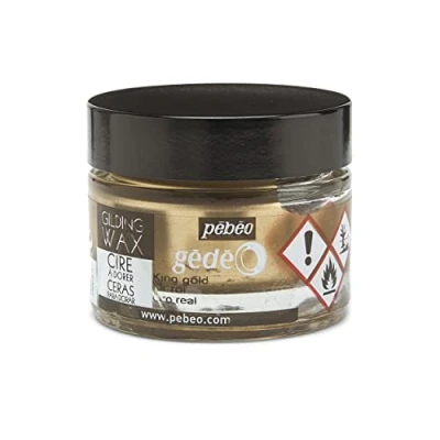 Image of Gedeo 766507 30 ml Gilding Wax, King Gold, 5.5 x 4.5 cm