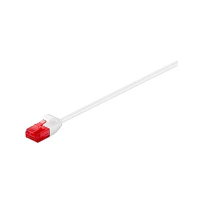 Image of Goobay 93712 CAT 6 Slim Length Patch Cable, U/UTP, White, 20m