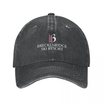 Image of LXCUDXZ Baseball Cap Top Selling Breckenridge Design Cowboy Hat Golf Mountaineering Fishing Caps for Men Women&#039;s Party Gift