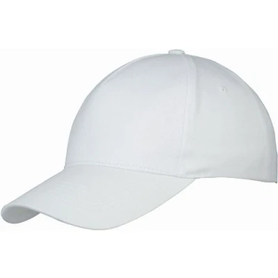 Image of US BASIC 5 PANEL CHILDRENS BASEBALL CAP HAT 13 COLOURS (WHITE)