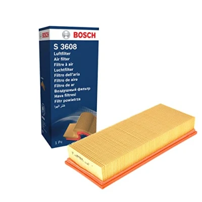 Image of 1444R0 Air Filter BOSCH 1 457 433 608 57mm 150mm 368,5mm Insert FORD: MONDEO 2,