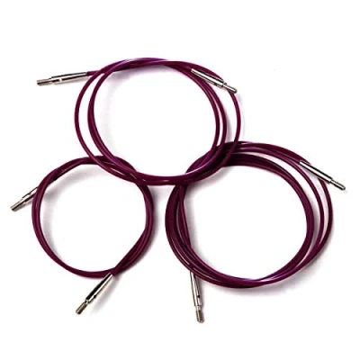 Image of KnitPro KP10502 56cm Single Cable to make 80cm Interchangeable Needle Purple