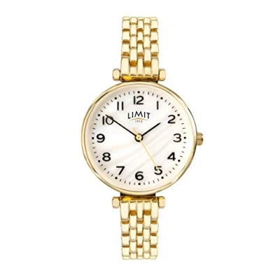 Image of Limit Ladies Gold Plated Dress Watch with MOP dial.