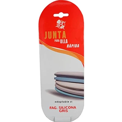 Image of Sanfor 58019 Rubber Seal for Quick Lid Adaptable to Fagor Pressure Cooker Silicone Grey 22 x 2 cm