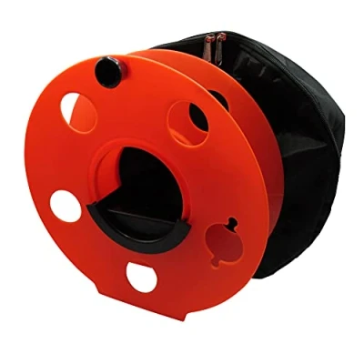 Image of Cable Tidy Reel 25M &amp; Storage Bag (Extension Cord Empty Wheel Drum Hook Up)