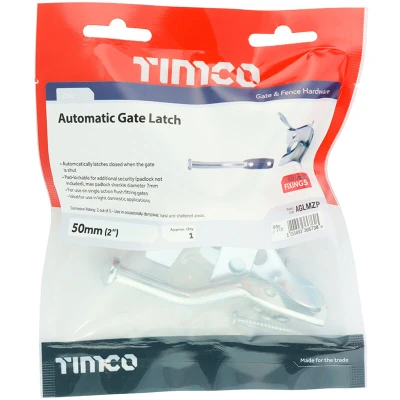 Image of 6x TIMCO Automatic Gate Latch Zinc AGLMZP