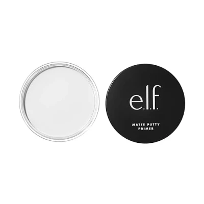 Image of e.l.f, Matte Putty Primer, Skin Perfecting, Lightweight, Oil free formula, Mattifies, Absorbs Excess Oil, Fills in Pores and Fine Lines, Soft, Finish, All Day Wear, 21g