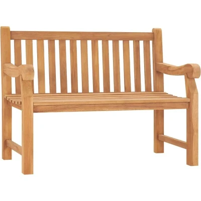 Image of vidaXL Garden Bench 114 cm Solid Teak Wood