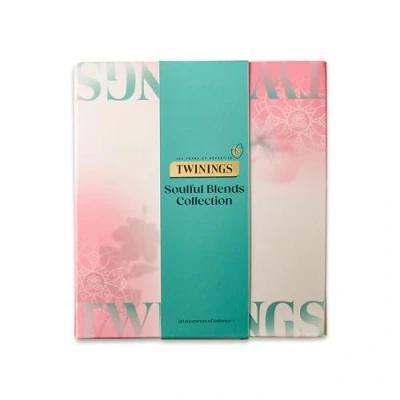 Image of Twinings Soulful Blends Collection Gift Box Ideal Gifts For Women &amp; Men Christmas, Birthday Anniversary20 Tea Bags 4 Flavours of Premium Green Herbal