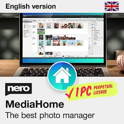 Image of Nero photo management and manager to sort photos, rename pictures Unlimited license 1 PC Windows 11 / 10 8 7