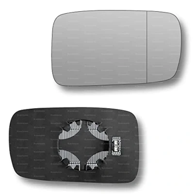 Image of Less4spares Replacement Wing Mirror Glass Right Compatible with BMW 3 Series (Coupe Convertible) 1998 2005 CLIP ON Driver Off side Heated Blind Spot