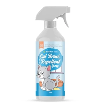 Image of Cat Urine Repellent Spray: Advanced Enzyme Cleaner &amp; Neutraliser Ultimate Pet Carpet with Powerful Odour Eliminator Formula, Effectively Targets Breaks Down Organic Stains Odours