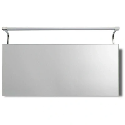 Image of Sisley Wall Lamp 10W LED Big Double IP44 4000K, 850lm, Silver, Frosted Acrylic, Polished Chrome