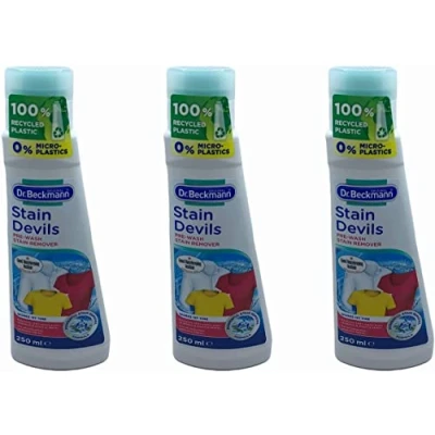 Image of Dr Beckmann Stain Devils Pre Wash Bleach Free Remover (3 x 250ml)