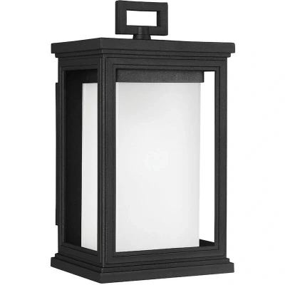 Image of Roscoe 1 Light Outdoor Small Wall Lantern Black IP44, E27