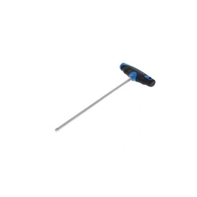 Image of GEDORE Square driving handle with T handle, 1/4&quot; 6.3 mm drive, for Deep seated screws, Ball lock, 2098