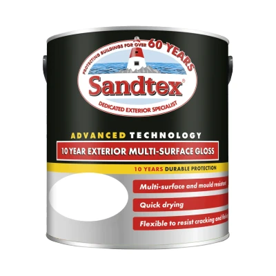 Image of Sandtex 10 Year Exterior Multi Surface Gloss 750ml Oxford Blue