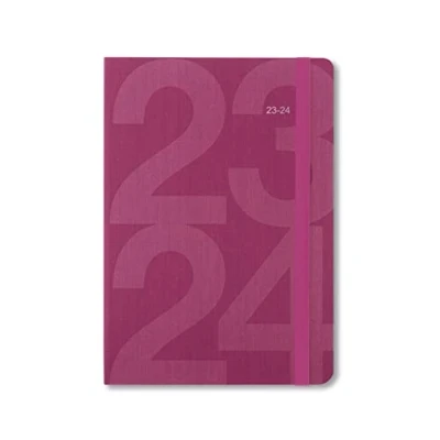 Image of Letts Block A5 week to view 2023/2024 academic diary pink