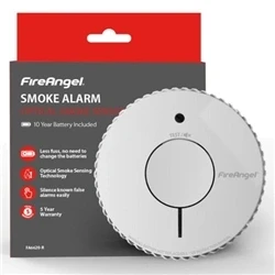 Image of Fire Angel Optical Smoke Alarm Sealed With 10 Year Life Battery