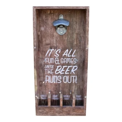 Image of Wall Hanging Bottle Top Drinking Game, Small