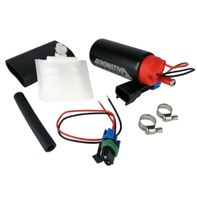 Image of Aeromotive 11542 Fuel Pump (340 Series Stealth In Tank, Offset Inlet, Inline w/Outlet)