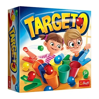 Image of Trefl, Targeto, Family Game, Target Shooting Catapult Shooting, Board Game for Adults and Children from 5 Years, 2196 Coloured