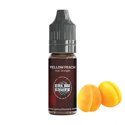 Image of Yellow Peach High Strength Flavouring 230+ Flavours Galaxy Food 10ml Bottle