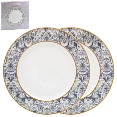 Image of The Leonardo Collection Lodden Design Dinner Plates, Set of 2