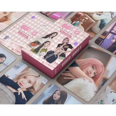 Image of 55PCS Blackpink Lomo Photocards 2023 Photo BP BPTG New Album Cards Mini Postcards Photocard Set Gift for Fans Girl (BPTG)