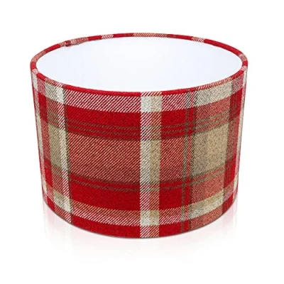 Image of 10&quot;(25cm) Red Skye Tartan/Table Lamp/Ceiling Light