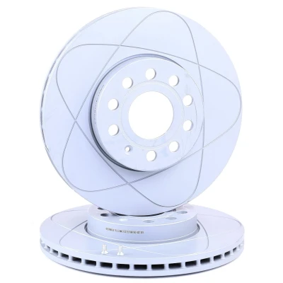 Image of 1K0615301K Brake disc ATE PowerDisc 24.0325 0145.1 288,0mm 25,0mm 5 112,0mm Vented Coated High carbon SKODA: Superb II Estate, SEAT: Leon III ST