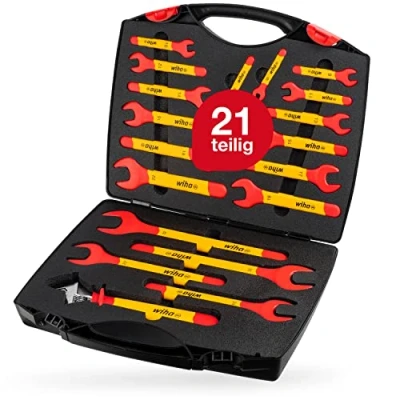Image of Wiha 5590NT20 Open end Spanner Set Insulated, (43022)