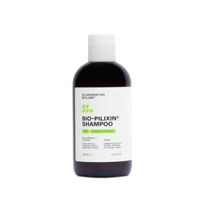 Image of Scandinavian Biolabs Bio Pilixin® Shampoo For Women Strengthens Hair, Helps Greasiness, Dermatologically Tested, Made in Denmark, 250 mL/ 8.8 Oz