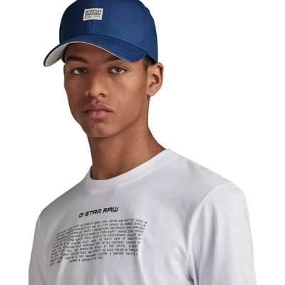Image of G Star Originals Baseball Cap, Men&#039;s, Size: One Size, Ballpen blue