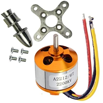 Image of Kyrio A2212 Brushless Motor 2200KV Outrunner RC Accessories Kit with Mounts for Aircraft Plane Glider Quadcopter Helicopter Copter Multi
