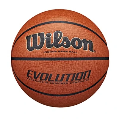 Image of Wilson Men&#039;s Evolution Basketball EMEA, Brown, 7
