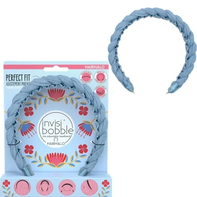 Image of Invisbobble Hair Bands Women Light Blue Hairhalo Margarita Bonita I Headband for and Men en Limited Edition Adaptable
