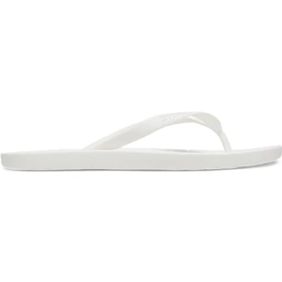Image of Crocs Men&#039;s Flip Flop, White, 12 UK