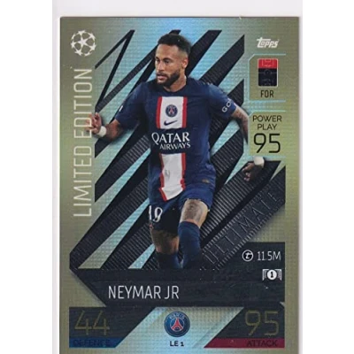 Image of Topps Match Attax Extra 2022/23 Neymar JR Ultimate Limited Edition LE1