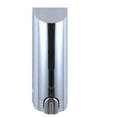 Image of Euroshowers Single Tall Round Liquid Soap Shampoo Gel Dispenser Pump Chrome