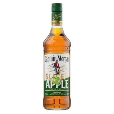 Image of Captain Morgan Sliced Apple 25% vol 70cl Rum Based Spirit Drink with Notes of &amp; Ginger Original Spiced Gold for Drinks or a Cocktail