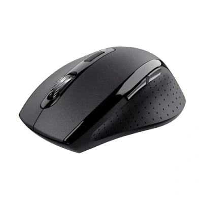 Image of Trust Sura Wireless Mouse for Laptop/PC, Adjustable DPI (800 1200), 6 Buttons, 10m Range, Optical Sensor, USB Micro Receiver, Computer Right Handed Users, Windows Dell Macbook, Black