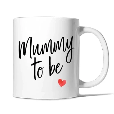Image of Risk A Designs Mummy to be Ceramic Mug, Expectant Mum Gift, Pregnancy Reveal Mug Gift
