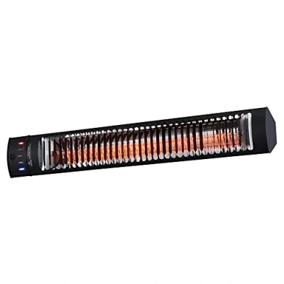 Image of Litecraft Patio Heater 2800W Mountable Outdoor IP55 Rated Fitting Black
