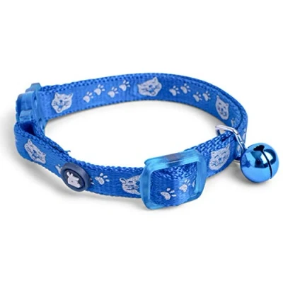 Image of Petface Reflective Face Cat Collar, Blue
