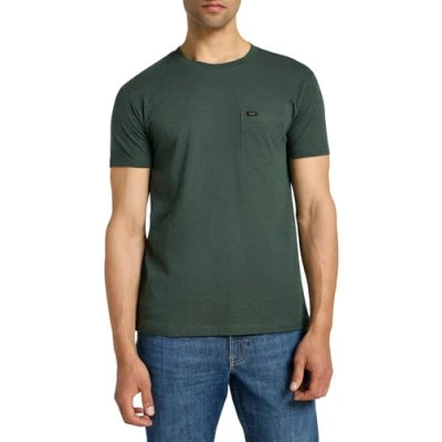 Image of Lee Men&#039;s Ultimate Pocket Tee T Shirt, Olive Night, L