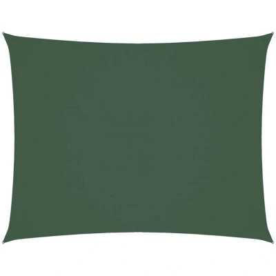 Image of vidaXL Sunshade Sail Oxford Fabric Rectangular 2x3 m Dark Green