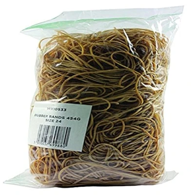 Image of WHITEBOX 5251687 Rubber Bands, (Pack of 454 g), Size 24