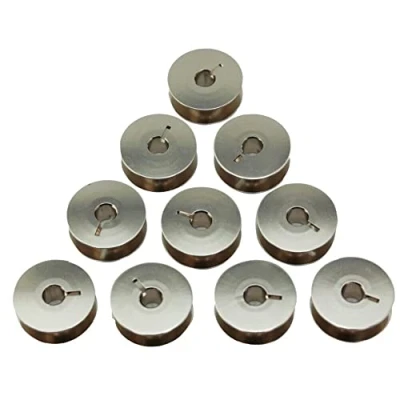 Image of Cutex Pack of 10 Bobbin Part Number #767860107 Compatible with Janome HD9V2 (Version 2) Sewing Machine