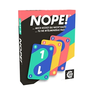 Image of Game Factory 646250 Nope The Refreshing Other Card Game, German Edition for 2 to 6 Players, Mich Kickst du Nicht Raus